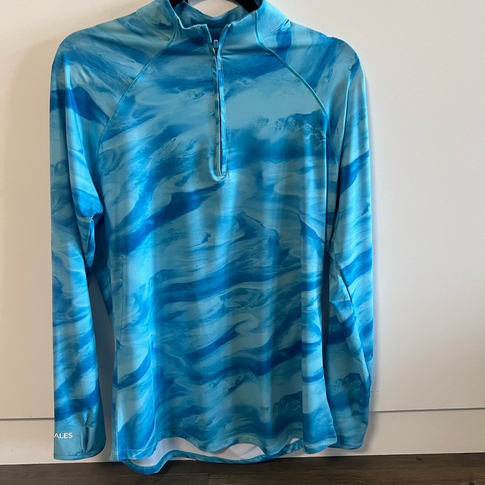 Women’s Large Scales Bahamas Current 1/4 zip
